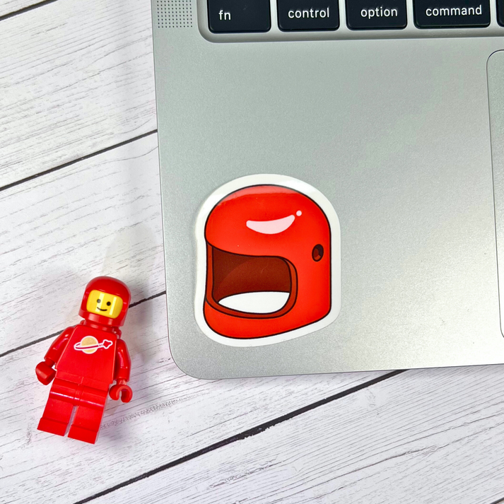 Space Helmet Sticker – brickdesigned