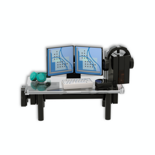 Glass Gaming Desk