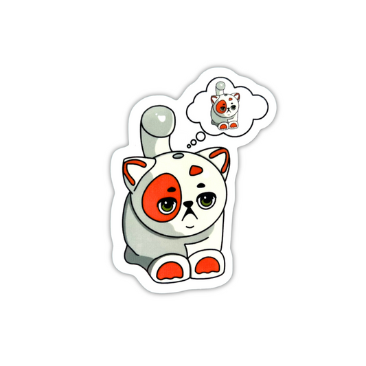 Narcissistic Cat Sticker