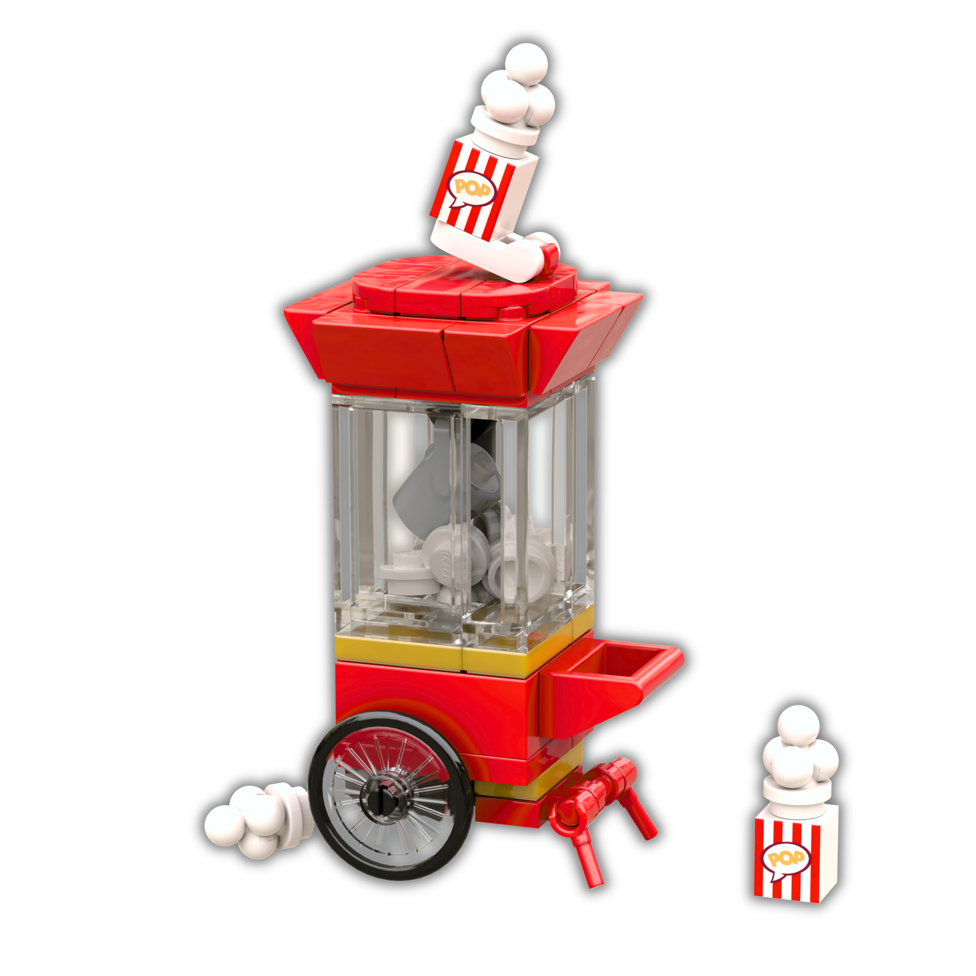 Lego popcorn cart sale